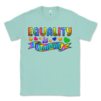 Seafoam Equality Is Beautiful Classic Tee - BundleAndBundleShop