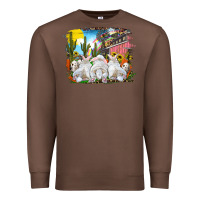 Chestnut Easter Farm With Bunnies Premium Sweatshirt - RanaPortraitStore