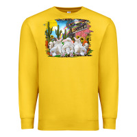 Lemon Easter Farm With Bunnies Premium Sweatshirt - RanaPortraitStore