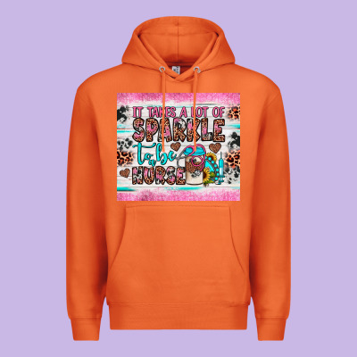 It Takes A Lot Of Sparkle To Be A Nurse Premium Hoodie Designed By Jahusdesignshop