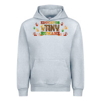 Heather Grey educator of tiny humans libbey glass Urban Hoodie - BundleAndBundleShop