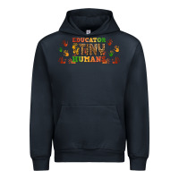Navy educator of tiny humans libbey glass Urban Hoodie - BundleAndBundleShop