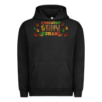 Pigment Black educator of tiny humans libbey glass Urban Hoodie - BundleAndBundleShop