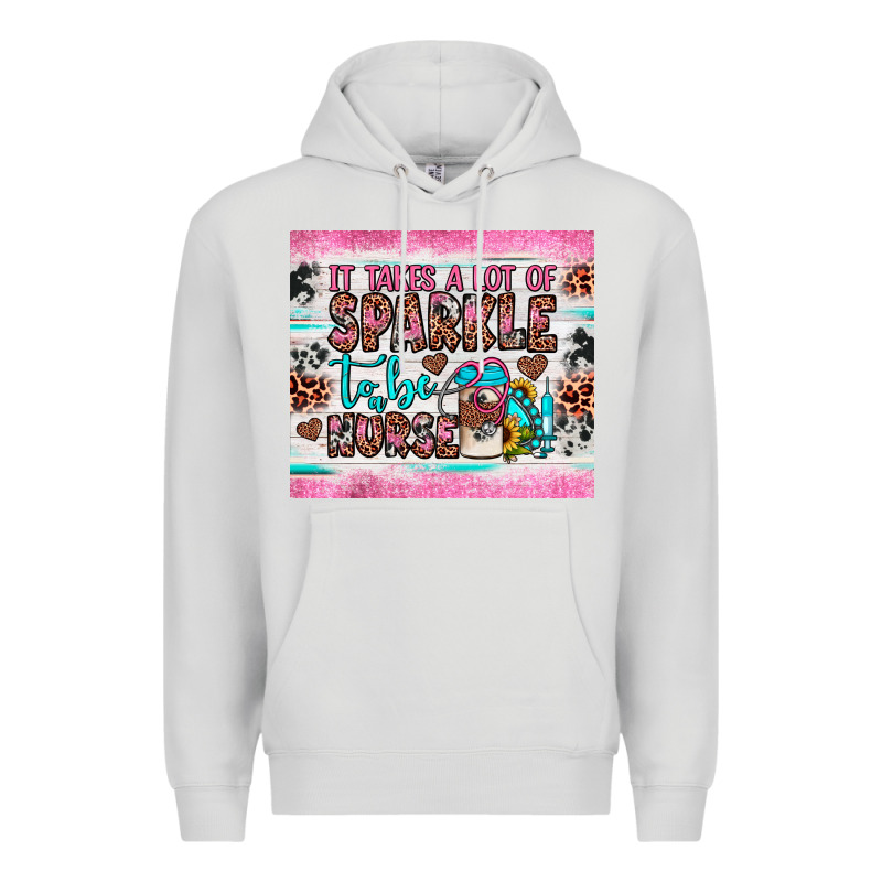 It Takes A Lot Of Sparkle To Be A Nurse Premium Hoodie by JahusDesignShop | Teevron