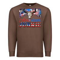 Chestnut American junkie Premium Sweatshirt - Zillion Design Studio