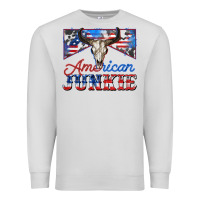 Dove Grey American junkie Premium Sweatshirt - Zillion Design Studio