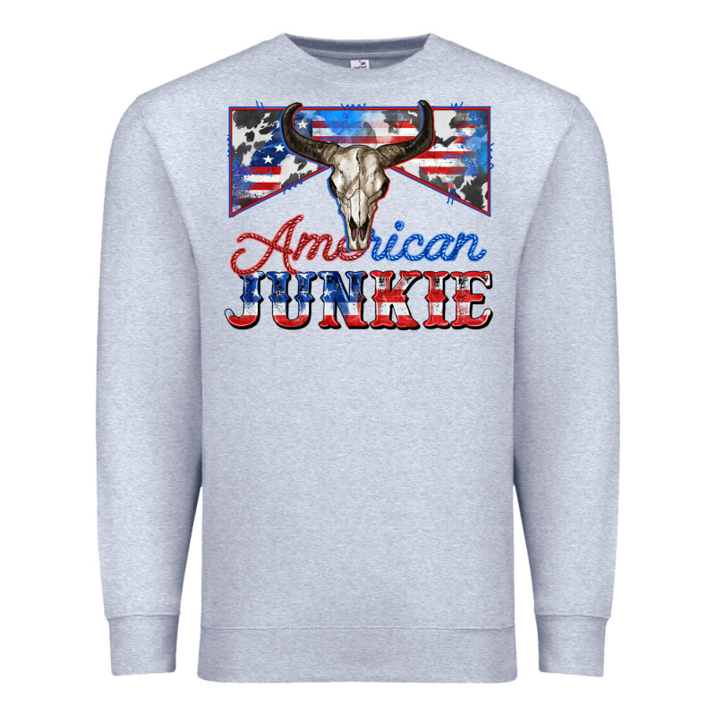 American Junkie Premium Sweatshirt by Zillion Design Studio | Teevron