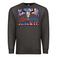 Smoke American junkie Premium Sweatshirt - Zillion Design Studio