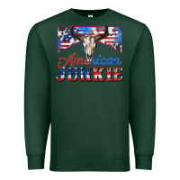 Sports Green American junkie Premium Sweatshirt - Zillion Design Studio