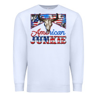 White American junkie Premium Sweatshirt - Zillion Design Studio