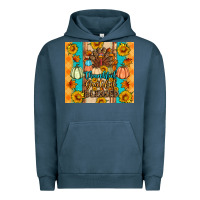 Pigment Midnight Navy Thankful grateful blessed Urban Hoodie - Artiststas