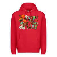 Red grow your own way Premium Hoodie - AdoDesignShop