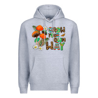 Heather Grey grow your own way Premium Hoodie - AdoDesignShop