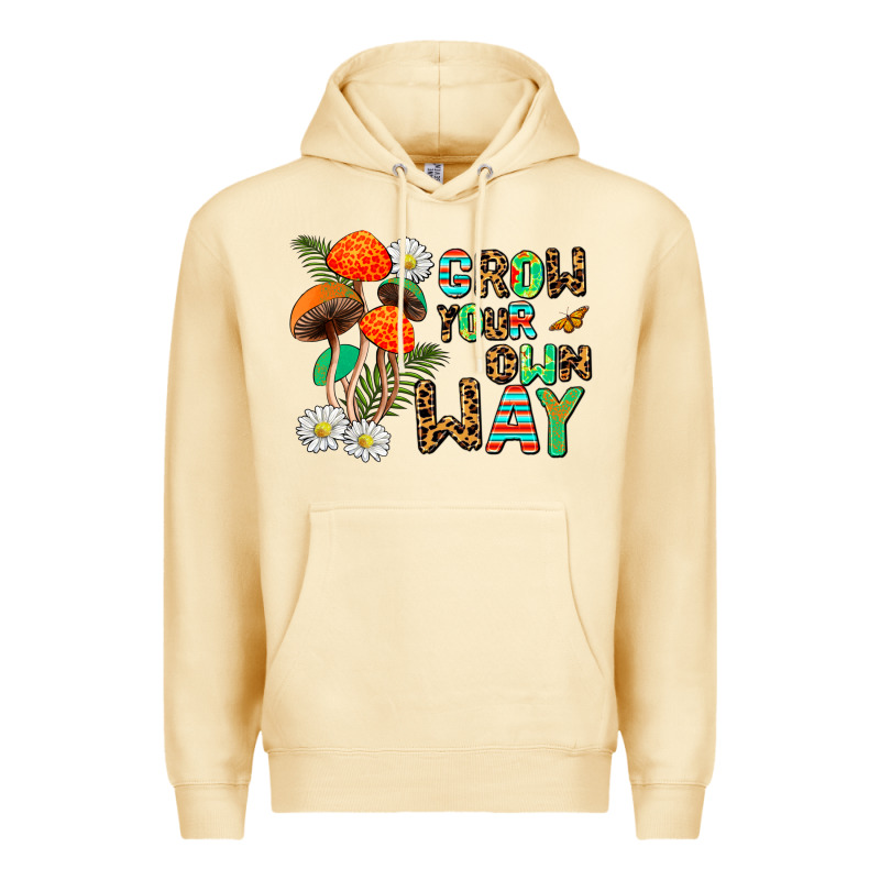 Grow Your Own Way Premium Hoodie by AdoDesignShop | Teevron