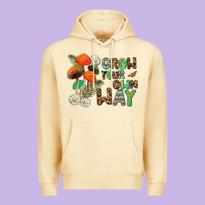 Grow Your Own Way Premium Hoodie Designed By Adodesignshop