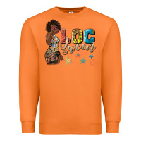 Carrot afro woman loc queen Premium Sweatshirt - texasbilliewilder