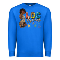 True Royal afro woman loc queen Premium Sweatshirt - texasbilliewilder