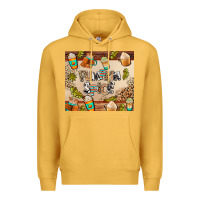 Mustard pumpkin spice Premium Hoodie - AdoDesignShop