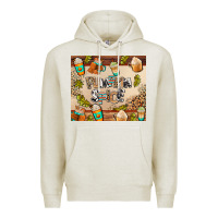 Oatmeal Heather pumpkin spice Premium Hoodie - AdoDesignShop