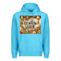 Ocean Blue pumpkin spice Premium Hoodie - AdoDesignShop