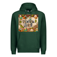 Sports Green pumpkin spice Premium Hoodie - AdoDesignShop