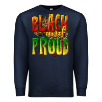 Navy black and proud Premium Sweatshirt - texasbilliewilder
