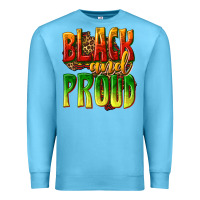 Ocean Blue black and proud Premium Sweatshirt - texasbilliewilder