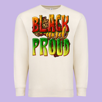 Premium Sweatshirt black and proud