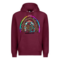 Burgundy nurse life rainbow Premium Hoodie - JahusDesignShop