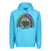 Ocean Blue nurse life rainbow Premium Hoodie - JahusDesignShop