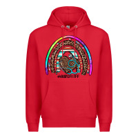 Red nurse life rainbow Premium Hoodie - JahusDesignShop