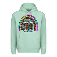 Seafoam nurse life rainbow Premium Hoodie - JahusDesignShop