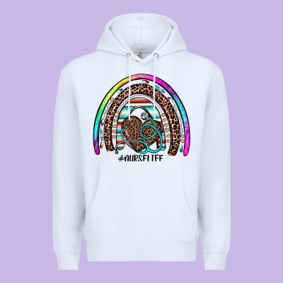 Nurse Life Rainbow Premium Hoodie Designed By Jahusdesignshop