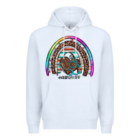 White nurse life rainbow Premium Hoodie - JahusDesignShop