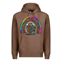 Chestnut nurse life rainbow Premium Hoodie - JahusDesignShop