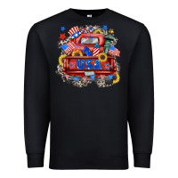 Black usa truck Premium Sweatshirt - Zillion Design Studio