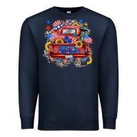 Navy usa truck Premium Sweatshirt - Zillion Design Studio