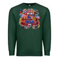 Sports Green usa truck Premium Sweatshirt - Zillion Design Studio