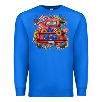 True Royal usa truck Premium Sweatshirt - Zillion Design Studio