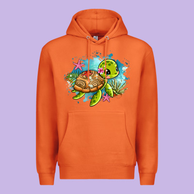 Ocean With Turtle Premium Hoodie Designed By Adodesignshop