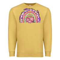 Antique Gold Easter Floral Spring Rainbow Premium Sweatshirt - RanaPortraitStore