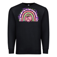 Black Easter Floral Spring Rainbow Premium Sweatshirt - RanaPortraitStore
