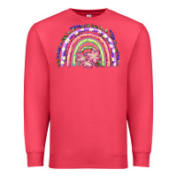 Cardinal Easter Floral Spring Rainbow Premium Sweatshirt - RanaPortraitStore