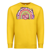 Lemon Easter Floral Spring Rainbow Premium Sweatshirt - RanaPortraitStore