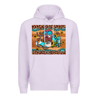 Lilac western gemstone sunflower nurse Premium Hoodie - JahusDesignShop