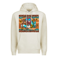 Oatmeal Heather western gemstone sunflower nurse Premium Hoodie - JahusDesignShop