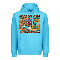 Ocean Blue western gemstone sunflower nurse Premium Hoodie - JahusDesignShop