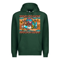 Sports Green western gemstone sunflower nurse Premium Hoodie - JahusDesignShop