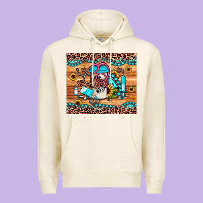 Western Gemstone Sunflower Nurse Premium Hoodie Designed By Jahusdesignshop