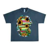 Midnight Navy Coahuila State Of Mexico Map Urban Heavy Tee - RanaPortraitStore